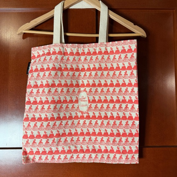 Out of Print Handbags - Out of Print Red and Cream Little Women Tote Bag